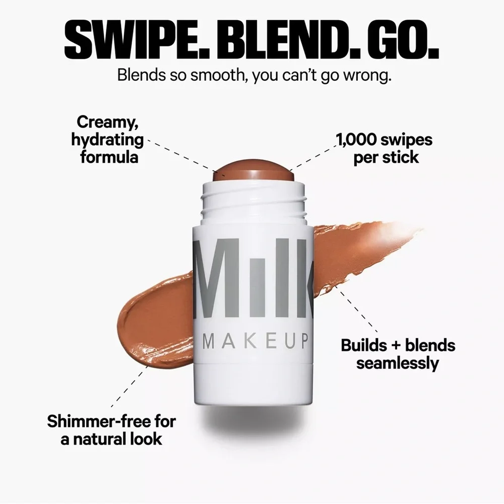 Milk ‘Blitzed’ Matte Cream Bronzer Stick